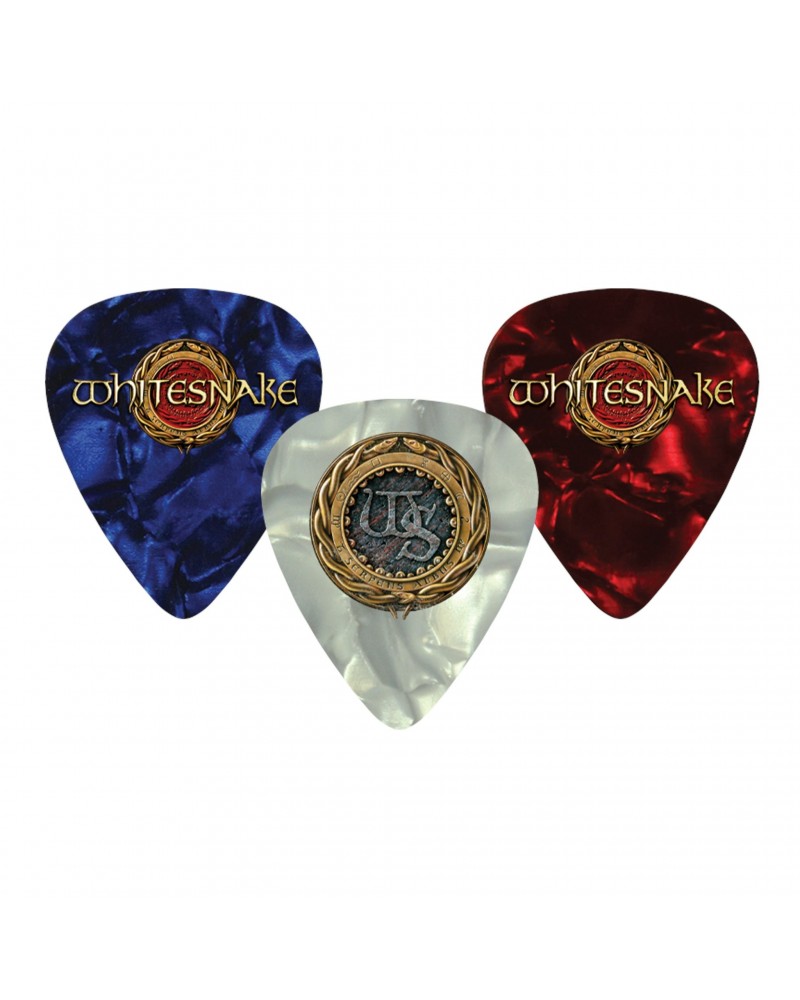 Whitesnake Pearl Guitar Pick Set $4.46 Guitar Picks