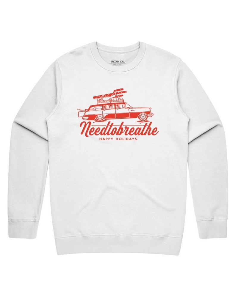 NEEDTOBREATHE Happy Holidays Crewneck $26.95 Sweatshirts