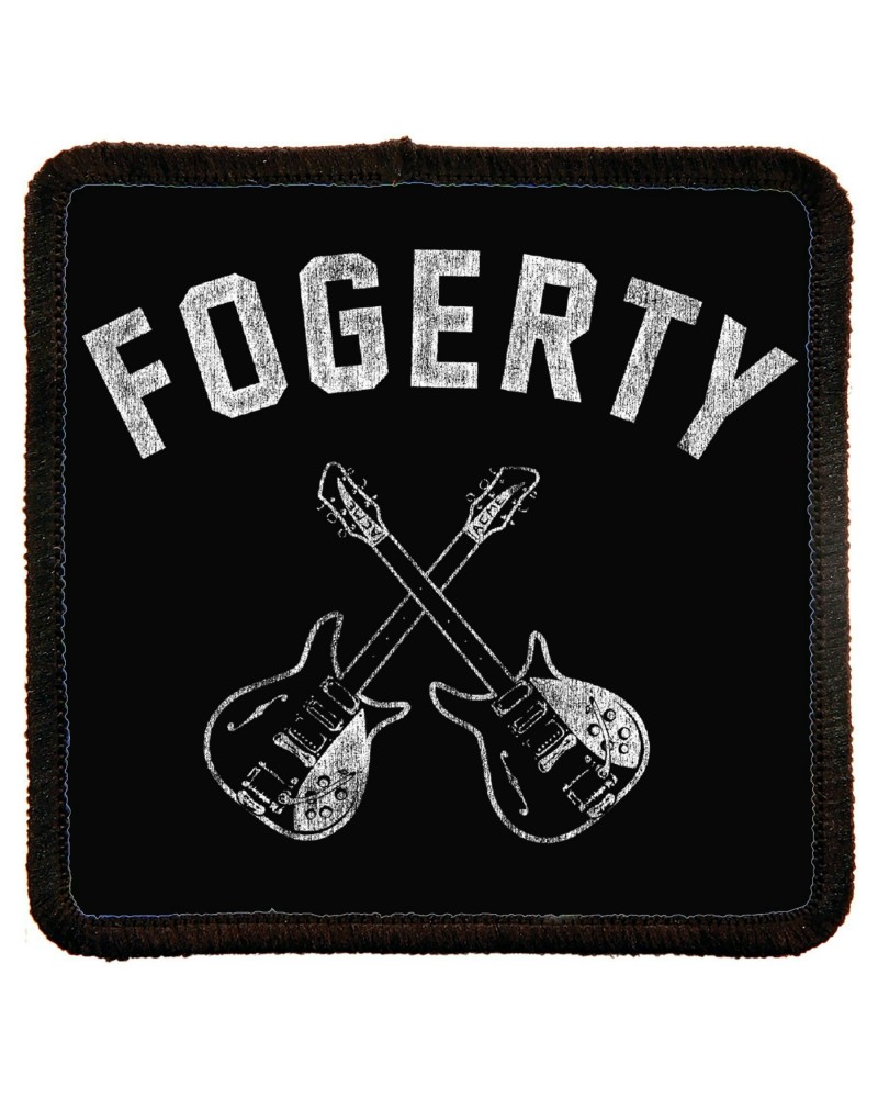 John Fogerty Crossed Guitar Square Patch $4.00 Accessories