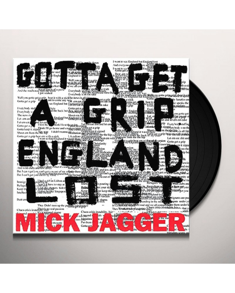 Mick Jagger Gotta Get A Grip / England Lost Vinyl Record $7.75 Vinyl