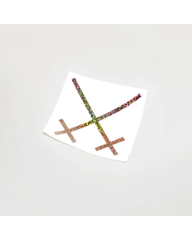 Xiu Xiu Die-Cut Logo Sticker (Holographic Sparkle Foil) $1.44 Accessories