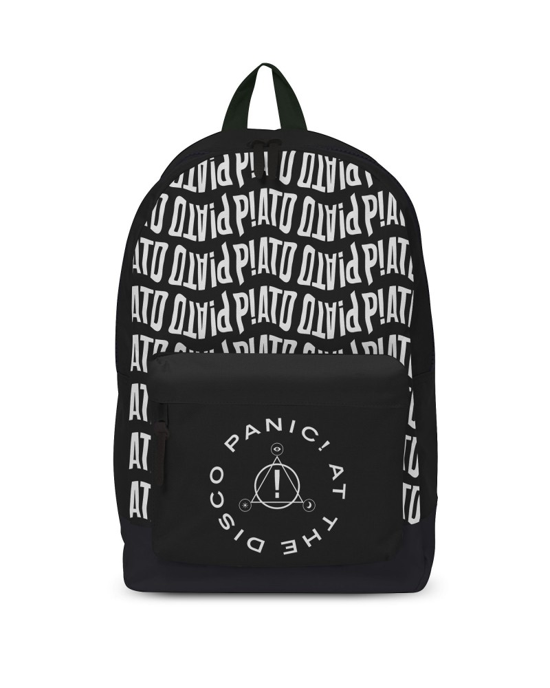 Panic! At The Disco Rocksax Panic!! At The Disco Backpack - Disco Logo $19.66 Bags