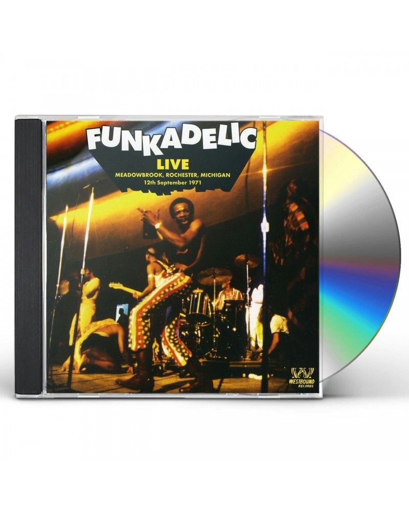 Funkadelic LIVE IN MEADOWBROOK ROCHESTER MICHIGAN CD $3.42 CD