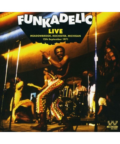 Funkadelic LIVE IN MEADOWBROOK ROCHESTER MICHIGAN CD $3.42 CD