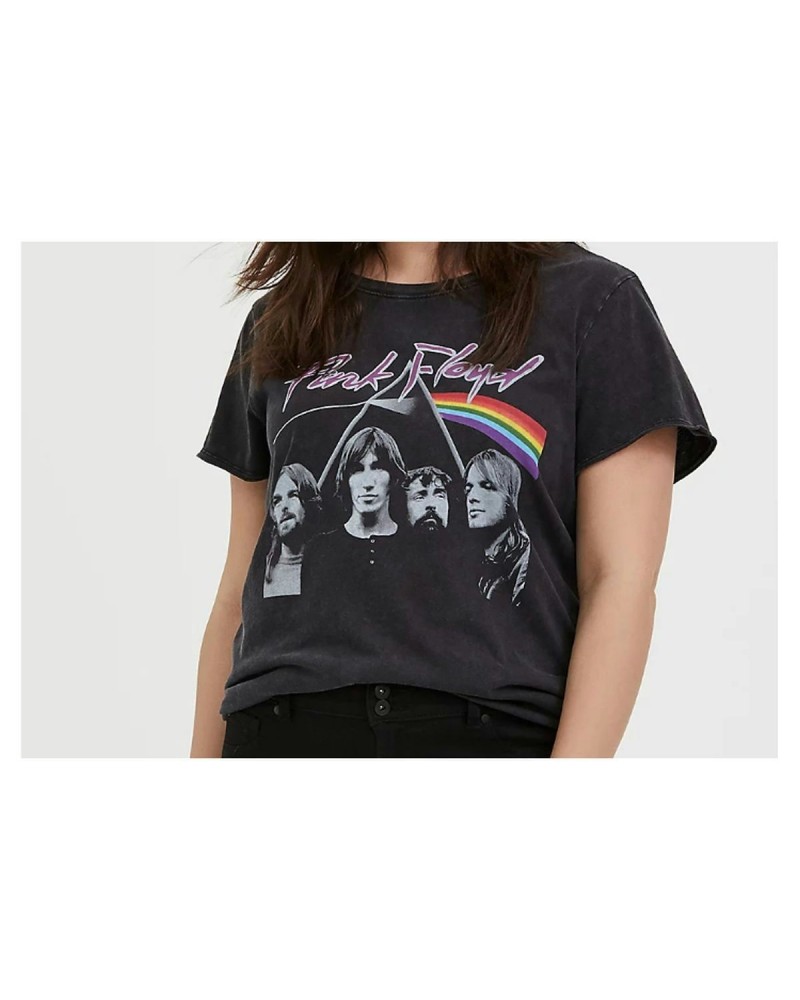 Pink Floyd Black Mineral Wash Crew Plus Size Ladies T-shirt $2.30 Shirts