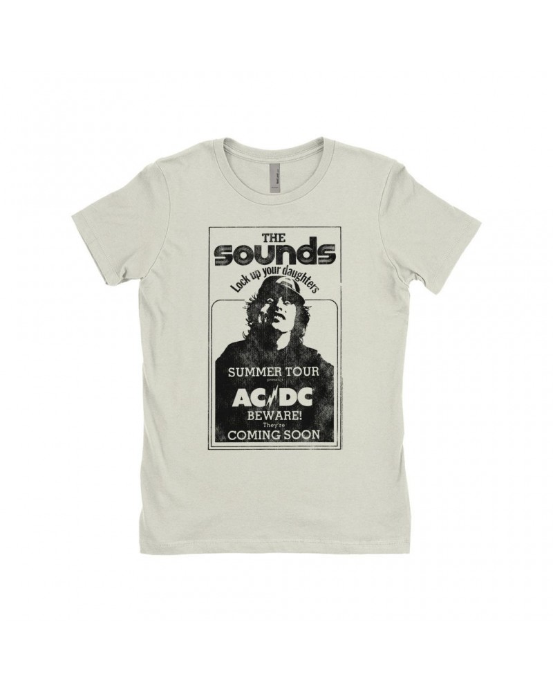 AC/DC Ladies' Boyfriend T-Shirt | The Sounds Summer Concert Tour Shirt $11.23 Shirts