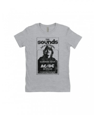 AC/DC Ladies' Boyfriend T-Shirt | The Sounds Summer Concert Tour Shirt $11.23 Shirts