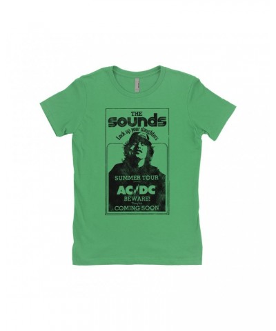 AC/DC Ladies' Boyfriend T-Shirt | The Sounds Summer Concert Tour Shirt $11.23 Shirts