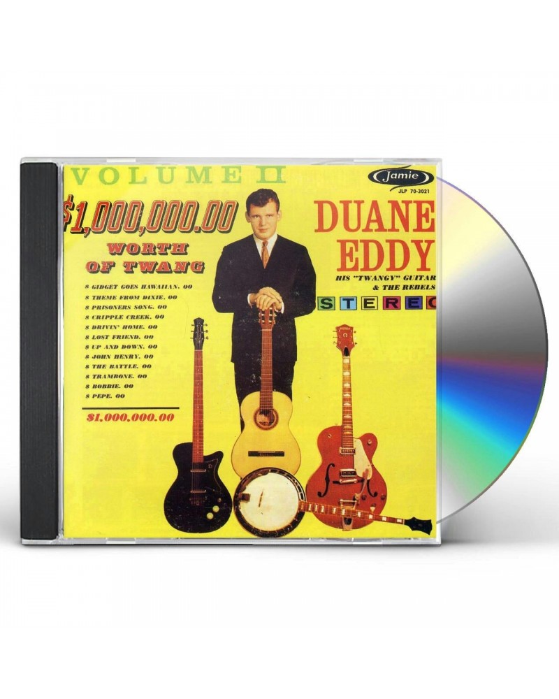 Eddy Duane $1 000 000.00 WORTH OF TWANG 2 CD $4.80 CD