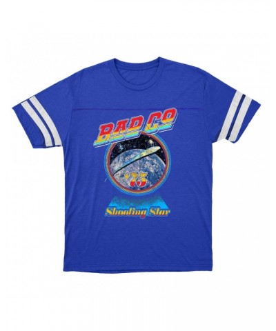 Bad Company T-Shirt | 75 Shooting Star Orbit Distressed Football Shirt $10.21 Shirts