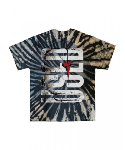 The Used Vertical Heart Dye Tee $11.88 Shirts