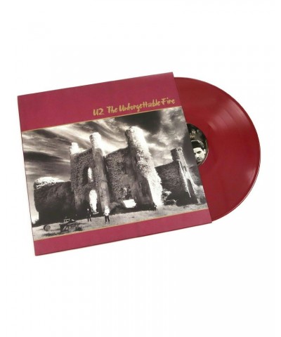 U2 The Unforgettable Fire (Red Wine LP) Vinyl Record $12.65 Vinyl