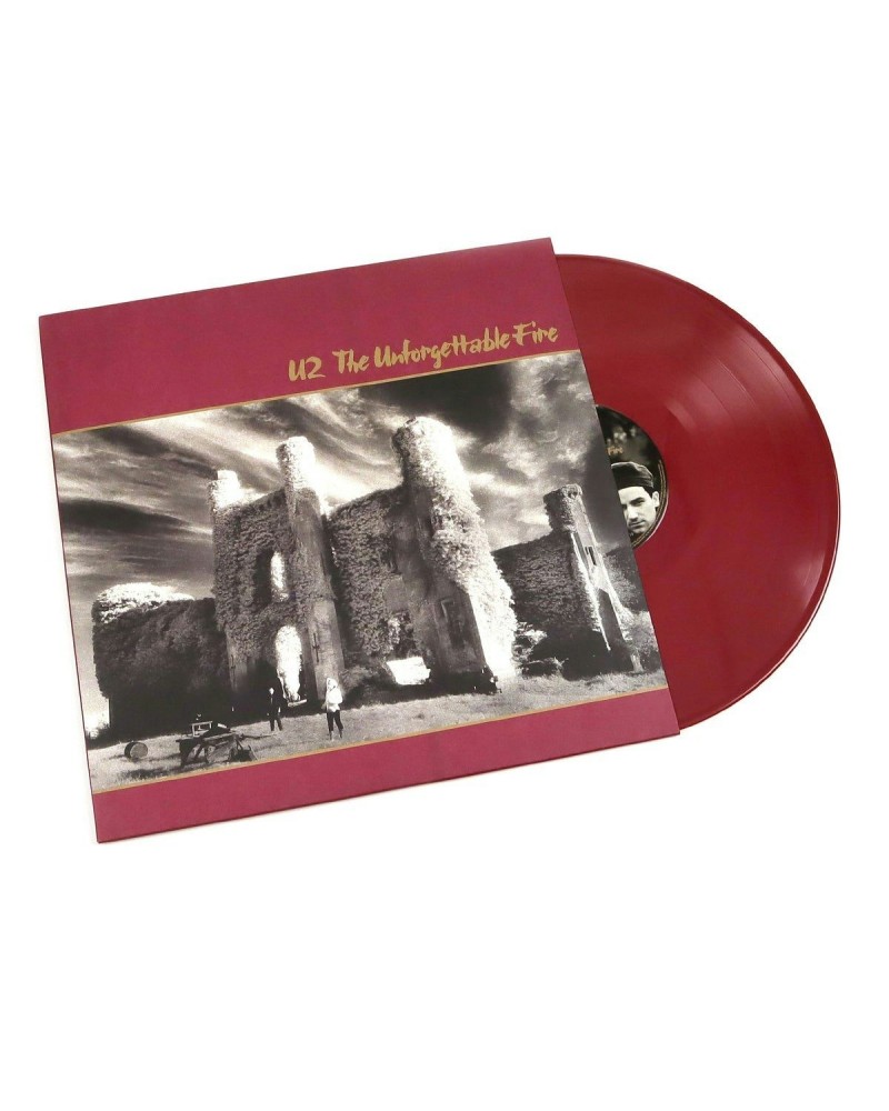 U2 The Unforgettable Fire (Red Wine LP) Vinyl Record $12.65 Vinyl