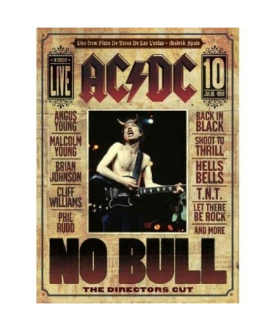 AC/DC NO BULL-DIRECTORS CUT Blu-ray $11.27 Videos