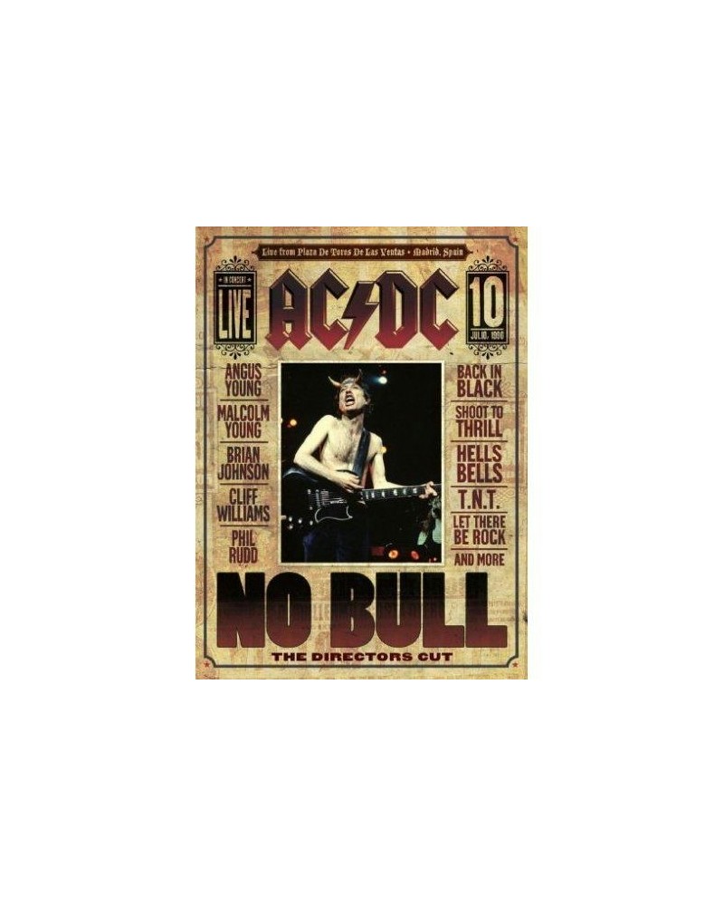 AC/DC NO BULL-DIRECTORS CUT Blu-ray $11.27 Videos