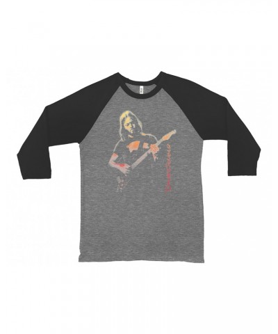 David Gilmour 3/4 Sleeve Baseball Tee | Colorful Young Ombre Shirt $14.68 Shirts