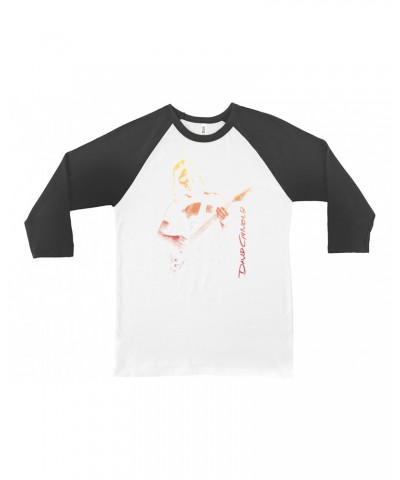 David Gilmour 3/4 Sleeve Baseball Tee | Colorful Young Ombre Shirt $14.68 Shirts