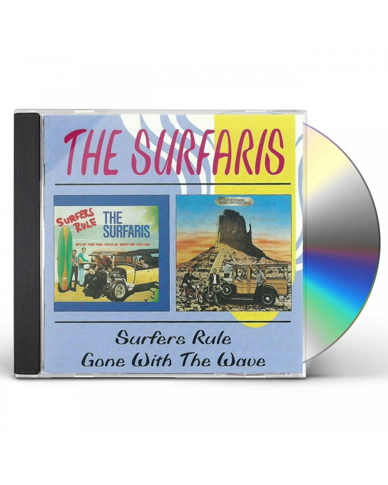 Surfaris SURFERS RULE / GONE WITH THE WAVE CD $5.12 CD