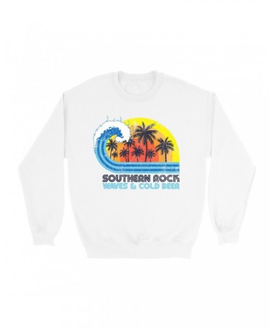 Music Life - Southern Rock Music Life Sweatshirt | Southern Rock Waves & Beer Music Life Sweatshirt $9.97 Sweatshirts