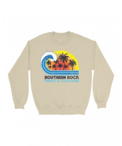 Music Life - Southern Rock Music Life Sweatshirt | Southern Rock Waves & Beer Music Life Sweatshirt $9.97 Sweatshirts