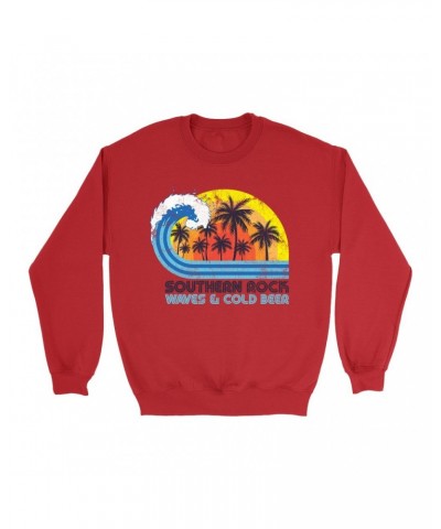 Music Life - Southern Rock Music Life Sweatshirt | Southern Rock Waves & Beer Music Life Sweatshirt $9.97 Sweatshirts