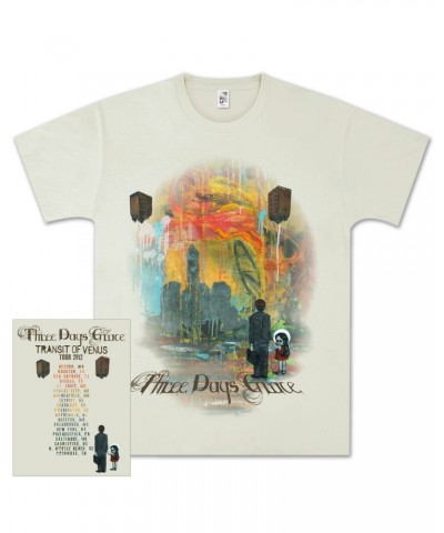 Three Days Grace Look Back 2012 Tour T- Shirt $9.90 Shirts