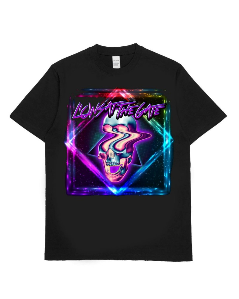 Lions At The Gate Rainbow Skull Ladies Tee $14.10 Shirts