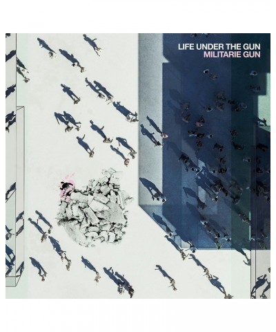 Militarie Gun Life Under The Gun (Translucent Cobalt Blue LP) Vinyl Record $12.72 Vinyl