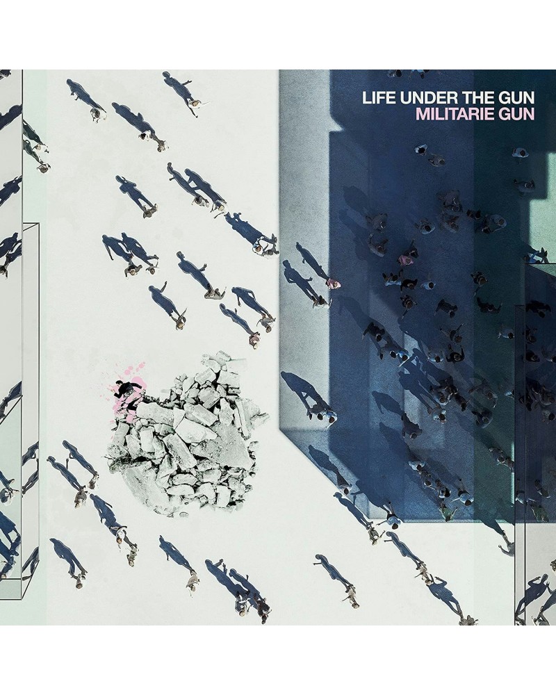 Militarie Gun Life Under The Gun (Translucent Cobalt Blue LP) Vinyl Record $12.72 Vinyl