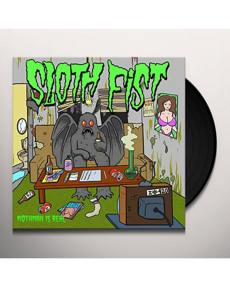 Sloth Fist Mothman is Real Vinyl Record $8.38 Vinyl