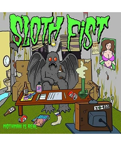 Sloth Fist Mothman is Real Vinyl Record $8.38 Vinyl