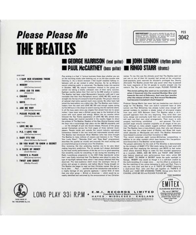 The Beatles LP - Please Please Me (stereo) (180g) (Vinyl) $22.94 Vinyl