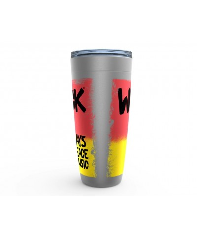 Woodstock Viking Tumbler | Colorful Ombre Festival Poster Image Tumbler $8.23 Drinkware