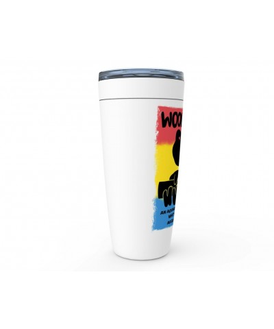 Woodstock Viking Tumbler | Colorful Ombre Festival Poster Image Tumbler $8.23 Drinkware