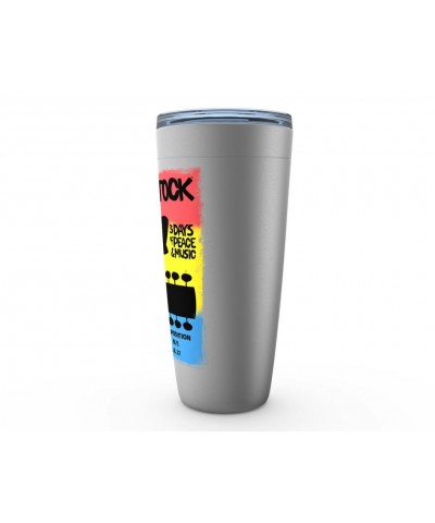 Woodstock Viking Tumbler | Colorful Ombre Festival Poster Image Tumbler $8.23 Drinkware