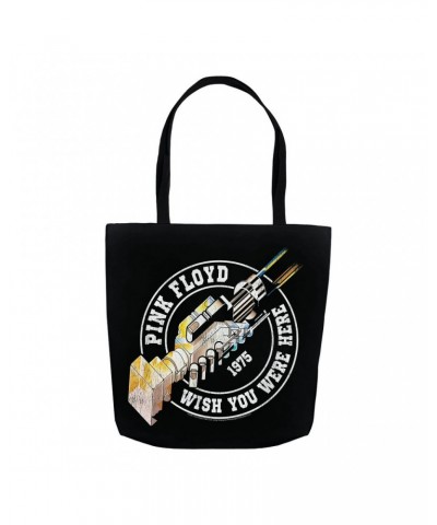 Pink Floyd Tote Bag | Wish You Were Here Sticker Design Bag $8.82 Bags