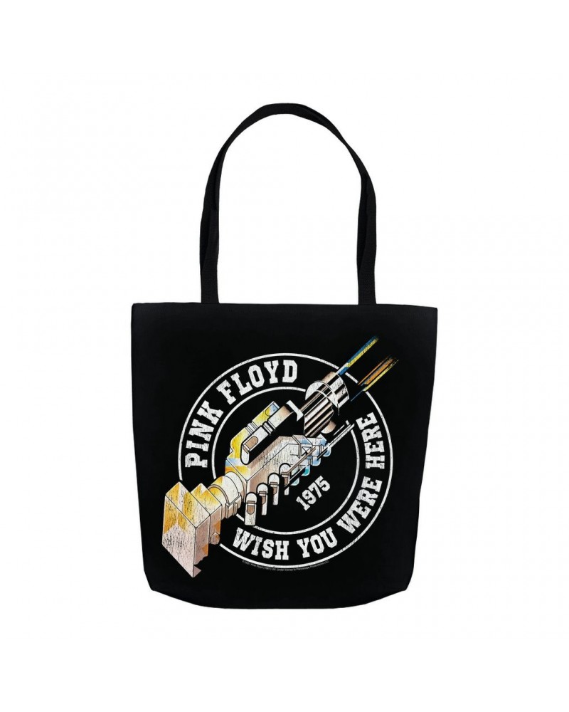 Pink Floyd Tote Bag | Wish You Were Here Sticker Design Bag $8.82 Bags