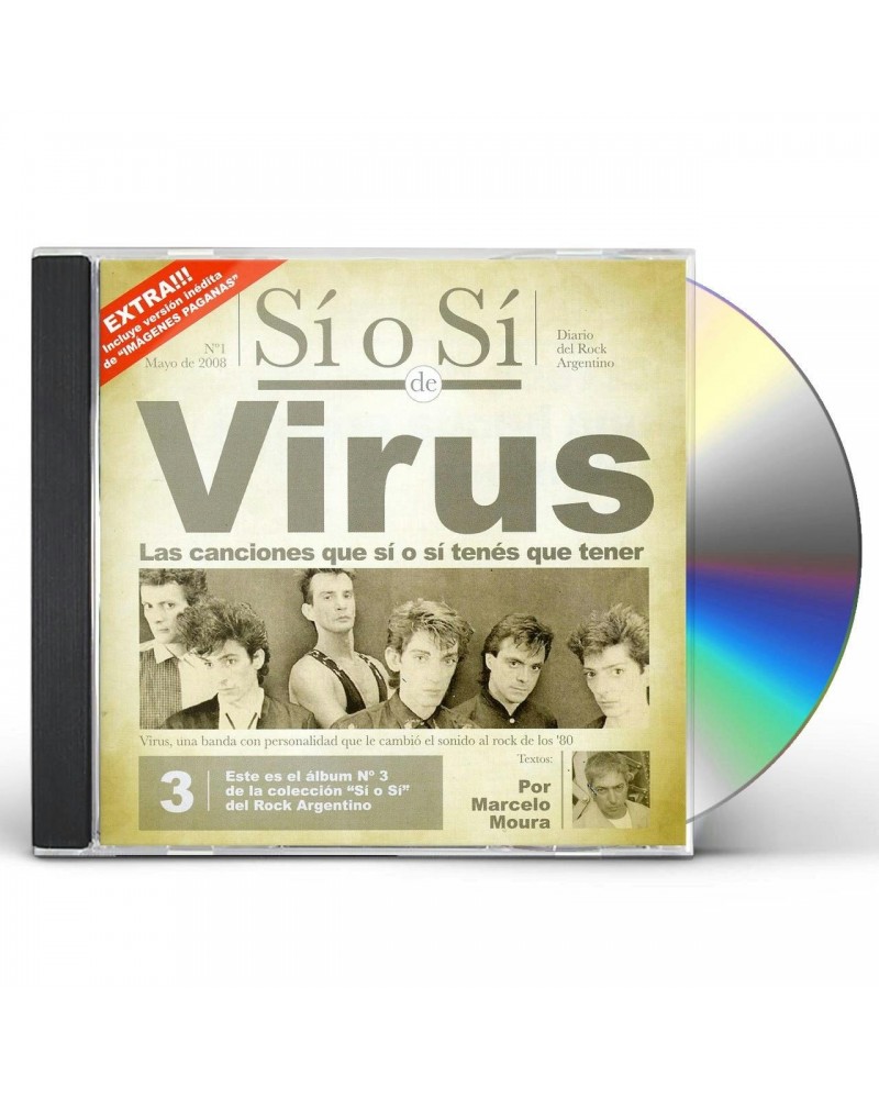 Virus SI O SI DIARIO DEL ROCK CD $9.75 CD