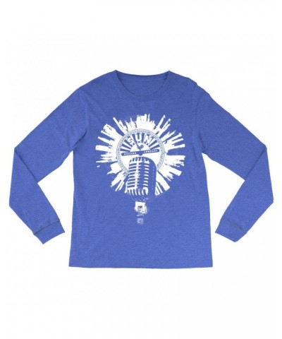 Sun Records Long Sleeve Shirt | Logo And Mic White Burst Shirt $9.28 Shirts