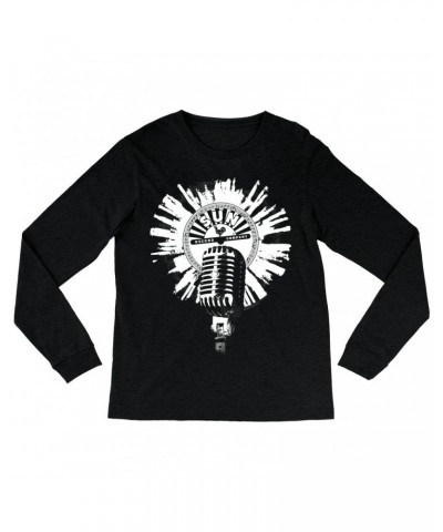 Sun Records Long Sleeve Shirt | Logo And Mic White Burst Shirt $9.28 Shirts