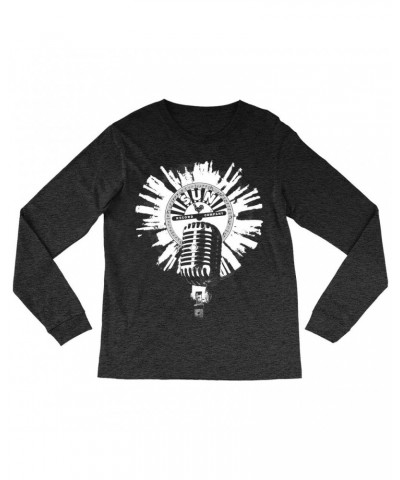 Sun Records Long Sleeve Shirt | Logo And Mic White Burst Shirt $9.28 Shirts