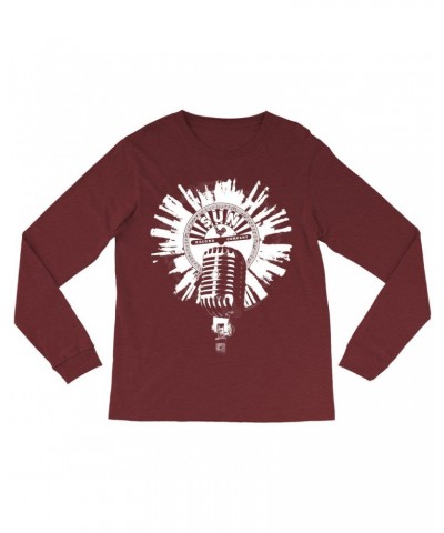 Sun Records Long Sleeve Shirt | Logo And Mic White Burst Shirt $9.28 Shirts