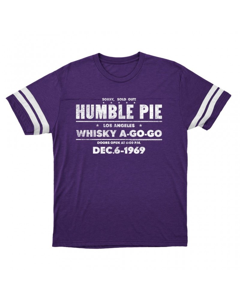 Humble Pie Whisky A Go Go 1969 Distressed Football Shirt $15.49 Shirts