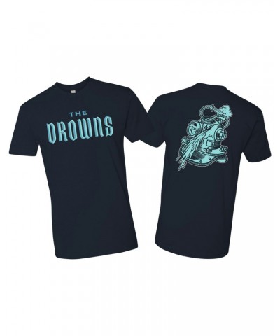 The Drowns Team Colors - Blue on Navy - T-Shirt $7.50 Shirts