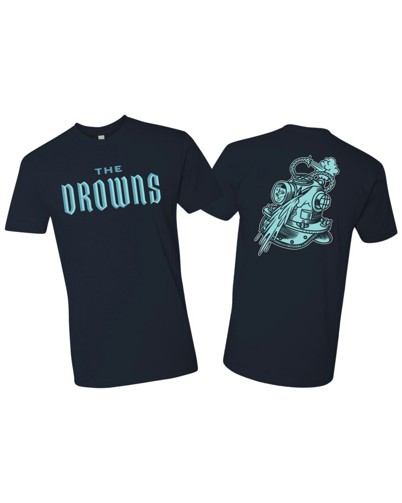 The Drowns Team Colors - Blue on Navy - T-Shirt $7.50 Shirts