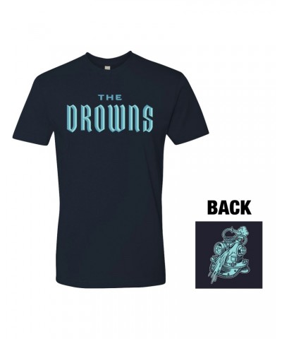 The Drowns Team Colors - Blue on Navy - T-Shirt $7.50 Shirts