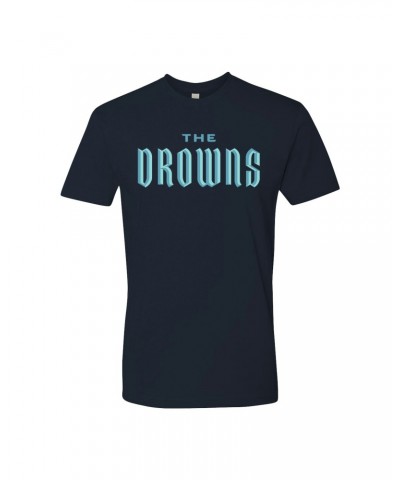 The Drowns Team Colors - Blue on Navy - T-Shirt $7.50 Shirts