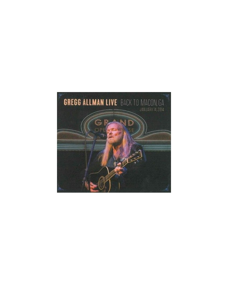 Gregg Allman Live: Back To Macon GA (2 CD/DVD Blu-ray Combo) CD $9.30 CD