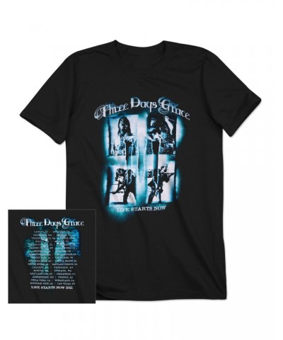 Three Days Grace Life Starts Now 2011 Tour T-Shirt $12.90 Shirts