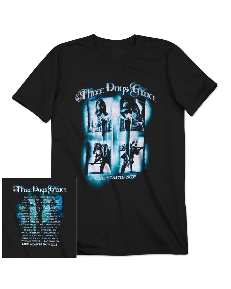 Three Days Grace Life Starts Now 2011 Tour T-Shirt $12.90 Shirts